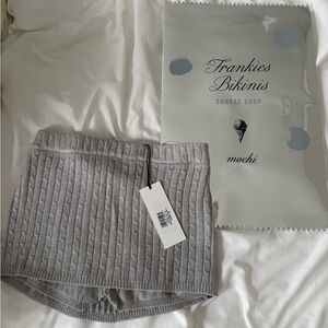 Frankies Bikinis Cable Knit Skirt